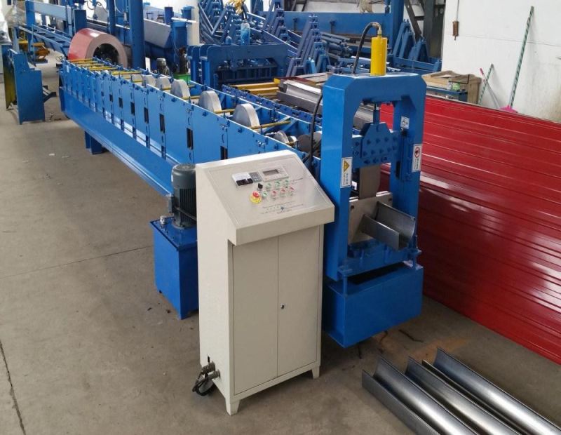 Canal Roof Steel Gutter Machine