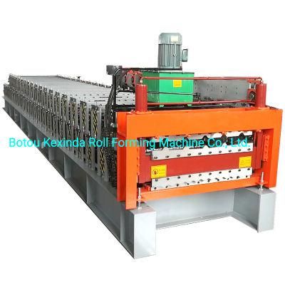 Double Layer Roof Sheet Metal Tile Making Cold Roll Forming Machinery