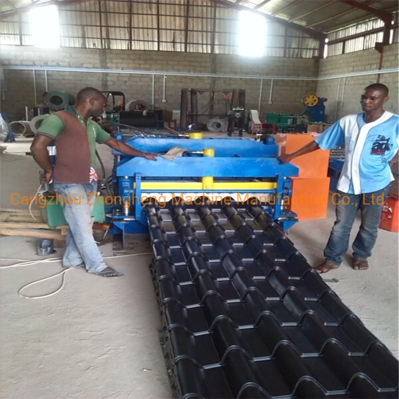 Construction Material Metcoppo Bamboo Metal Roof Galzed Tile Roll Forming Machine