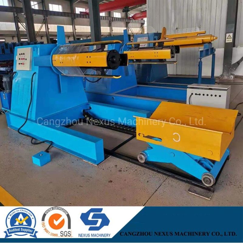 Good Quality Hydraulic Decoiler and Uncoiling Machine with Coil Car
