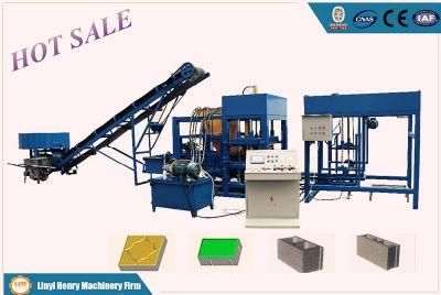 Qt4-20 Fully Automatic Hydralic Cement Hollow Paver Block Making Machine Line