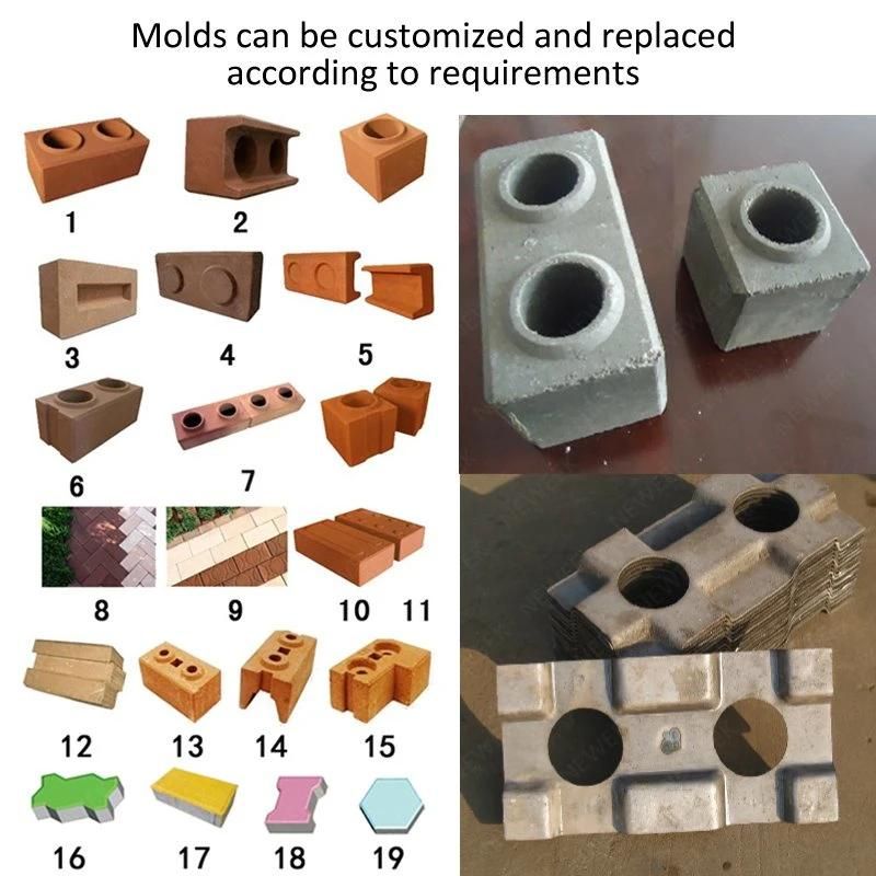 Qt2-25 Eco Clay Soil Lego Interlocking Brick Making Machine