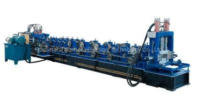 Auto-Changed CZ 75-300 Purlin/Channel Cold Roll Forming Machine/Roller Former Machine with PLC System Factory Price