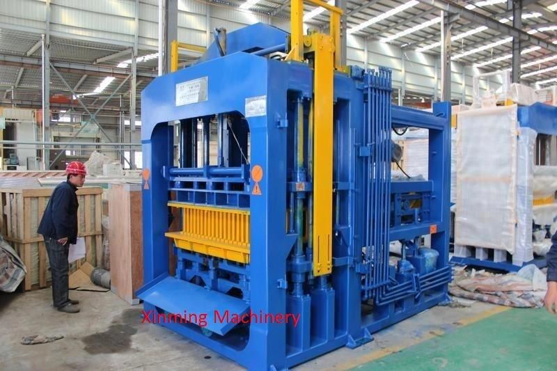 Qt6-15 Hydraulic Vibration Automatic Concrete Hollow Brick Block Machine Production Line
