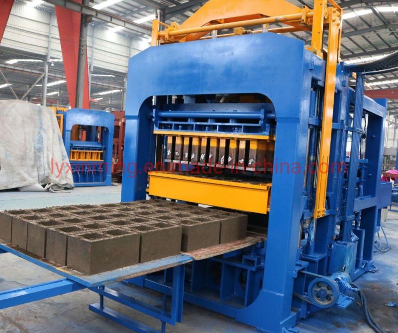Small Investment Qt10-15 Automatic Concrete Cement Hollow Interlocking Paver Brick Making Machine for Construction Materials