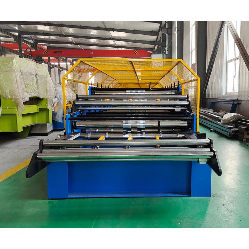 Automatic Double Layer Roof Tiles Cold Roll Forming Machinery for Double Layers Rack Storage