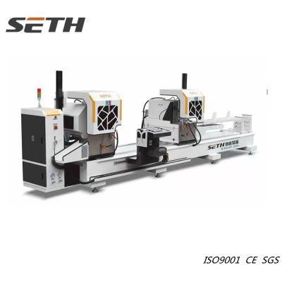 Aluminum Profile Cutting Saw Window Door Making Machine CNC Double Head Cutting Machine with Diamond Saw Blade