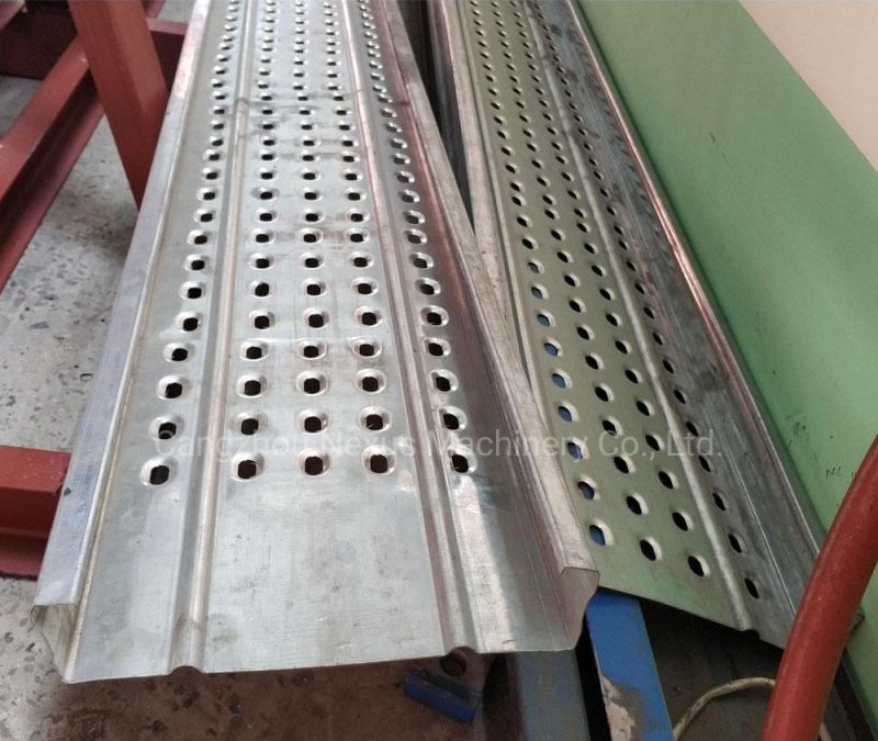 Wall Board Scaffold Sheet Forming Machine Foot Pedal Plate Roll Formed Machinery
