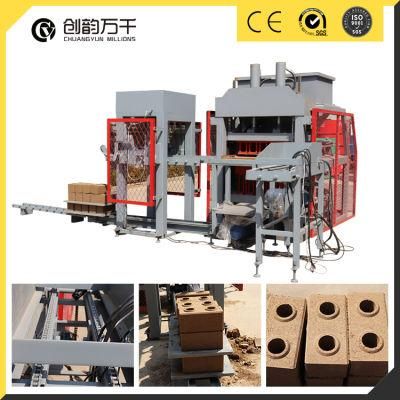 Cy4-10 Hydraulic Press Brick Making Machine Interlocking Earth Block Machine