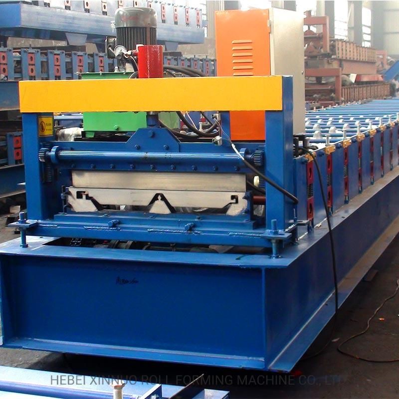 Xinnuo 760 Color Metal Steel Sheet Joint Hidden Roof Panel Roll Forming Machine