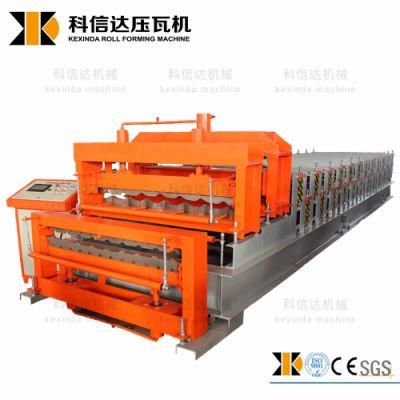 Double Deck Roll Forming Machines Iron Sheet Making Machine