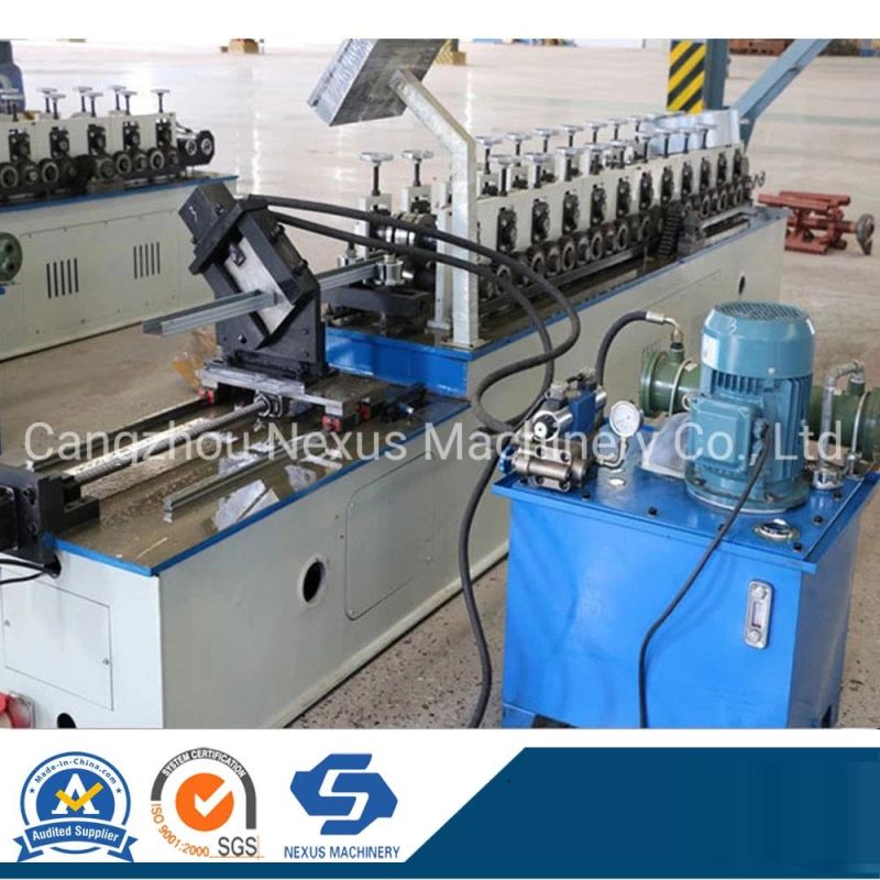 Drywall Metal Stud and Track Furring Baffle Ceiling Channel Light Steel Keel Profile Making Equipment Roll Forming Machine