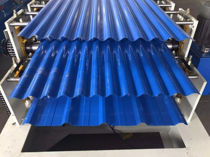 Double Layer Roof Panel Making Machine Price Roof Use Double Layer Corrugated Profile Steel Roofing Sheet Roll Forming Machine