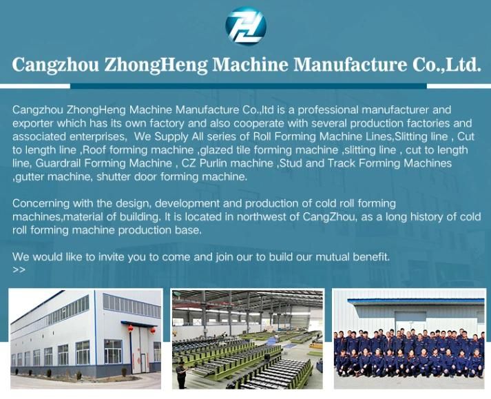 Galvanized Zinc Metal Roofing Panel Roll Forming Machine