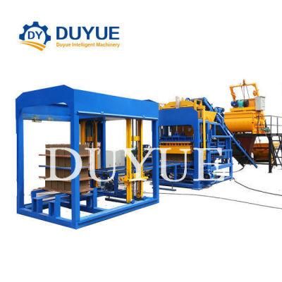 Qt4-15 Hydraulic Full Automatic Concrete Brick Machine with Stacker Hollow Block Machine