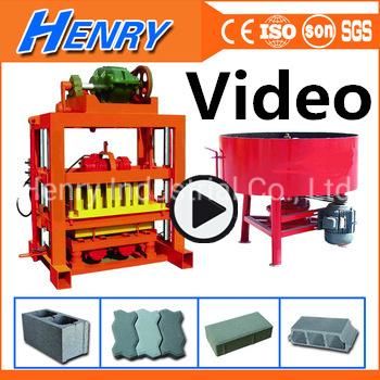 Qtj4-40 Concrete Hollow Widely Used Block Making Machine Block Paver Machine Cement Brick Making Machine Price in India