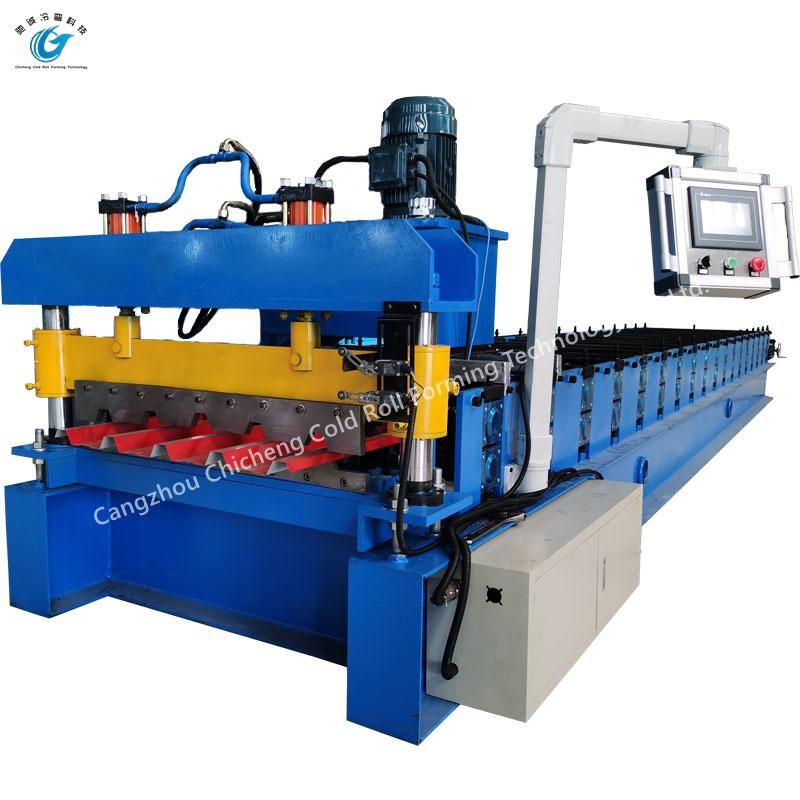 PPGI Aluzinc Aluminium Iron Sheet Ibr Roof Roll Forming Machine