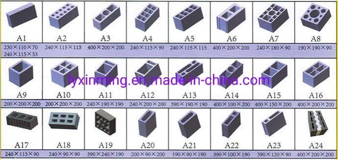 Semi-Automatic Qtj4-40 Solid Concrete Block Making Machine Cement Forming Machine