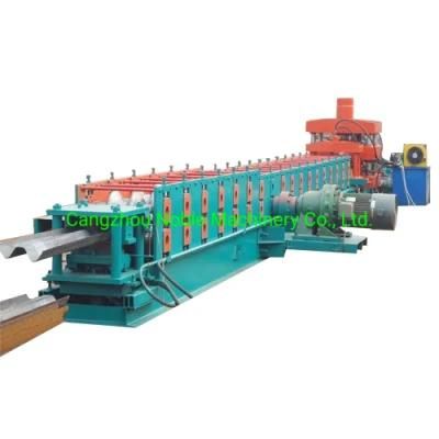 Low Pirce 2 Wave and 3 Wave Steel W Beam Highway Guardrail Roll Forming Machine