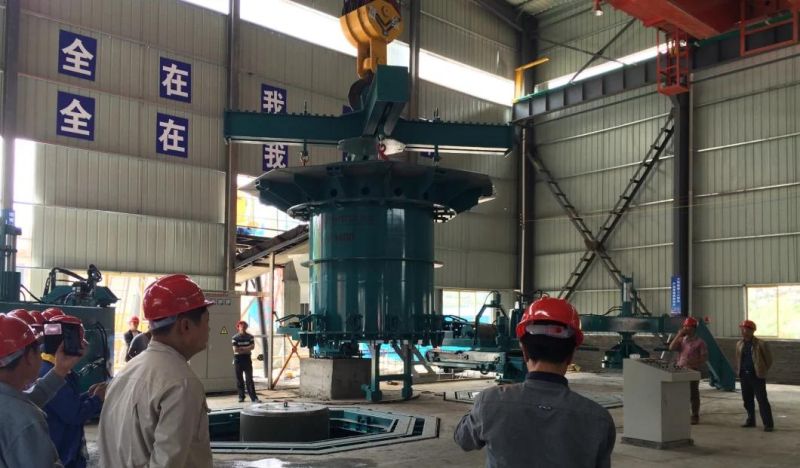 Large Diameter Size Precast Reinforcement Jacking Socket Cement Concrete Culverts Pipes Molding Machinery Production Line Sale