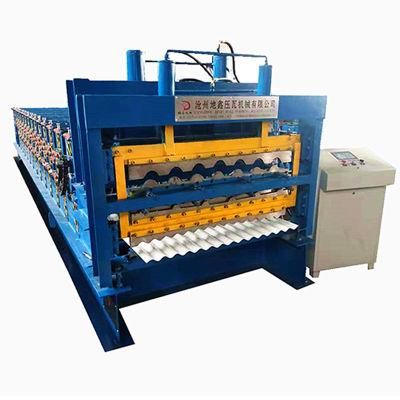 Hot Selling Three Layers Trapezoidal Roofing Sheet Automatic Roll Forming Machine