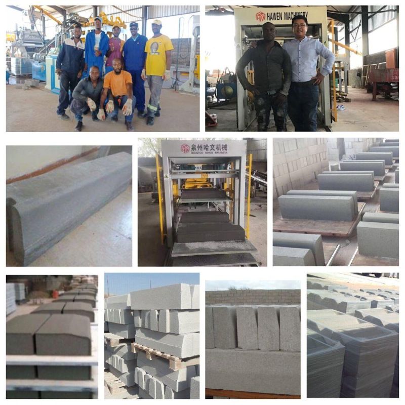 Fully Automatic Concrete Hollow Paver Brick Making Machinery Block Moulding