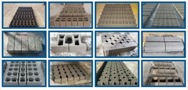 Egg Laysing Concrete Hollow Block Solid Brick Curbstone Making Machinery