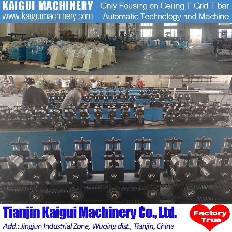 Automatic T Grid Roll Forming Machine with Real Factory