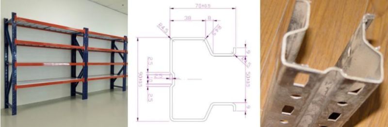 Ztrfm Storage System Warehouse Upright Making Machine Rack System Forming Machine Price