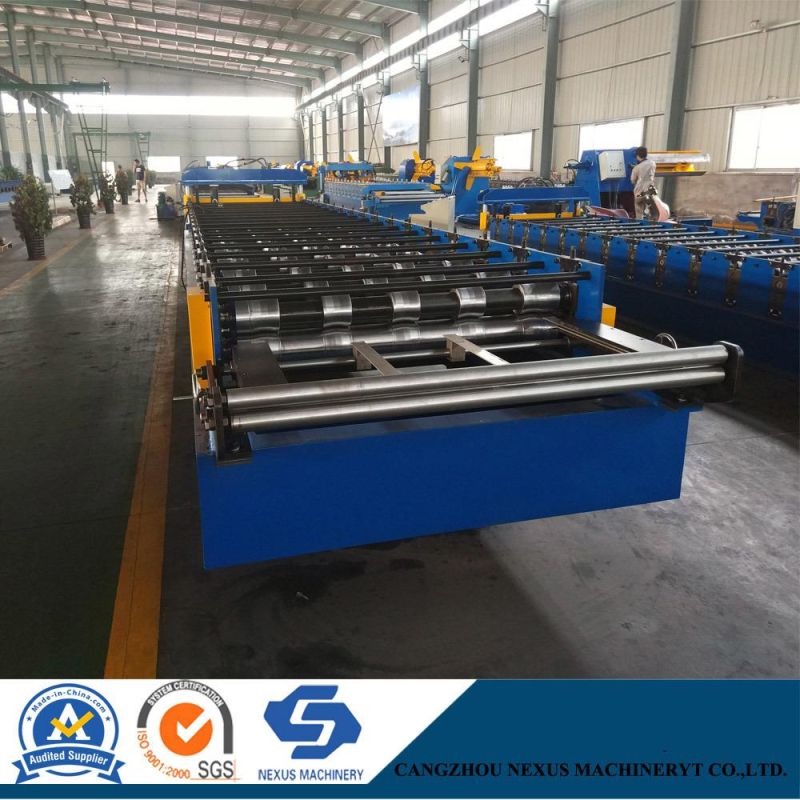 828 Metal Glazed Tile Making Machine Color Steel Roof Panel Sheet Roll Forming Machine