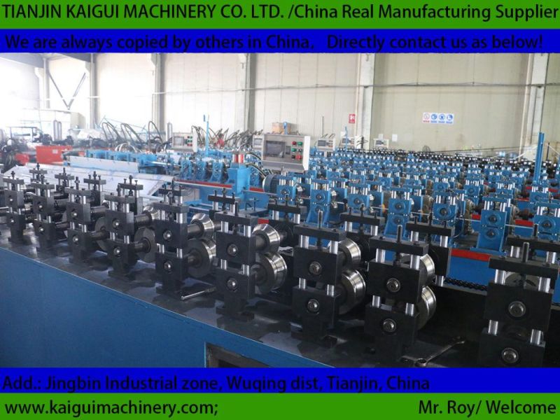 Worm Gear Box Flying Cut-off Ceiling T Grid T Bar Forming Machine with Core Technology
