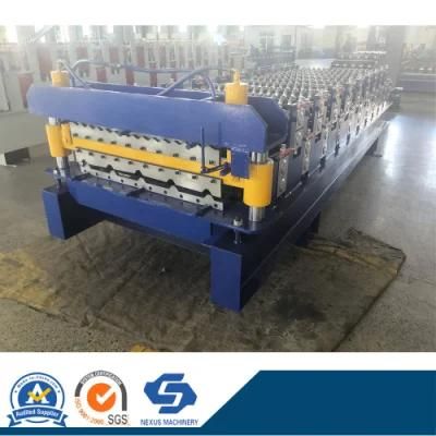 Rooring Corrugated &amp; Ibr Double Panel Roll Forming Machine