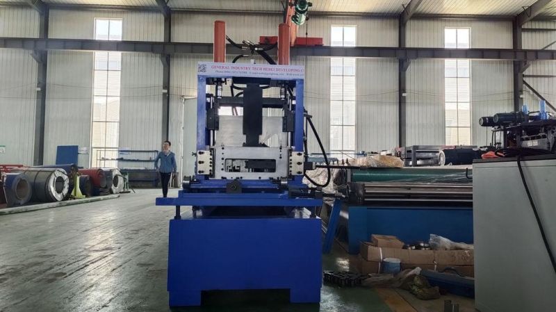 Building Construction Steel Frame Czu Purlin Roll Former Profile Making Machine