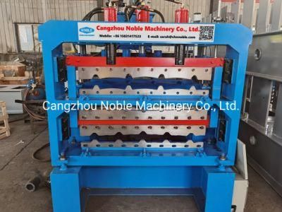 PLC Control Double Layer Tr4 Tr5 Roofing Sheet Forming Machine Roof Roll Forming Machine Tile Making Machinery