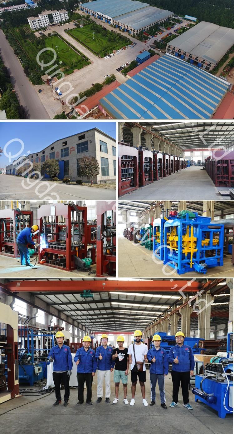 Qt4-15 Fully Automatic Safido Interlocking Brick Machine Tiger Concrete Block Making Machine