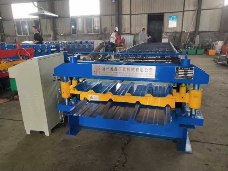 Columbia Customized Double Trapezoidal Color Roof Tile Making Machine