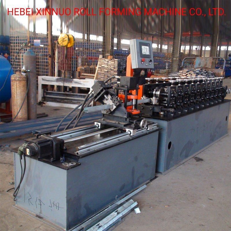 Full Automatic Drywall Metal Section Aluminium Furring Channel Light Gauge Steel Omega Profile Rolling Forming Machines