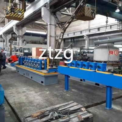 ERW Pipe Mill Line Production Gi Carbon Metel Steel Machines Price Square Welded Pipe Mill Line Tube Mill Cold Flying Saw