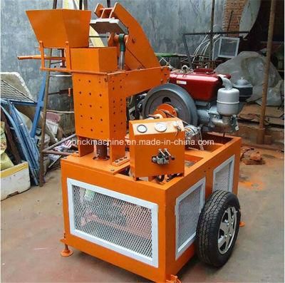 Hr1-20 Mobile Construction Equipment with Clay Soil Interlocking Brick Machine