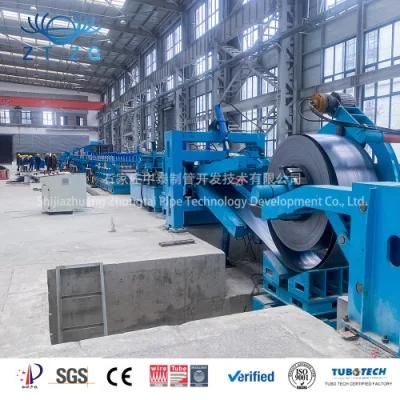 Square Pipe Roll Forming Machine Used Automatic Steel ERW Pipe Mill Line Machine to Make Square Tube