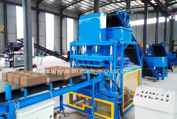 Ly4-10 Clay Mud Interlocking Stabilized Soil Brick Machine