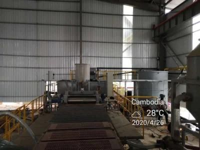 High Density Fiber Fireproof Cement Decorative Wall Board Machine