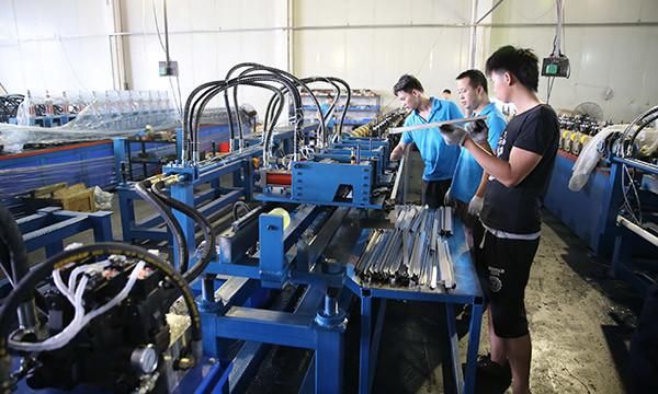 Full Automatic Flat Ceiling Cross Tee Bar Machine