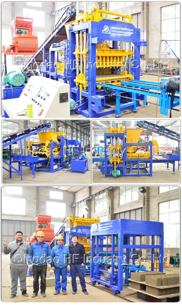 Automatic Block Machine Line Qt5-15 Fully Automatic Concrete Block Making Machine