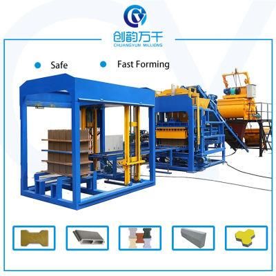 Qt4-15 Hollow Block Making Machine Manufacturers Fully Automatic Concrete Block Making Machine