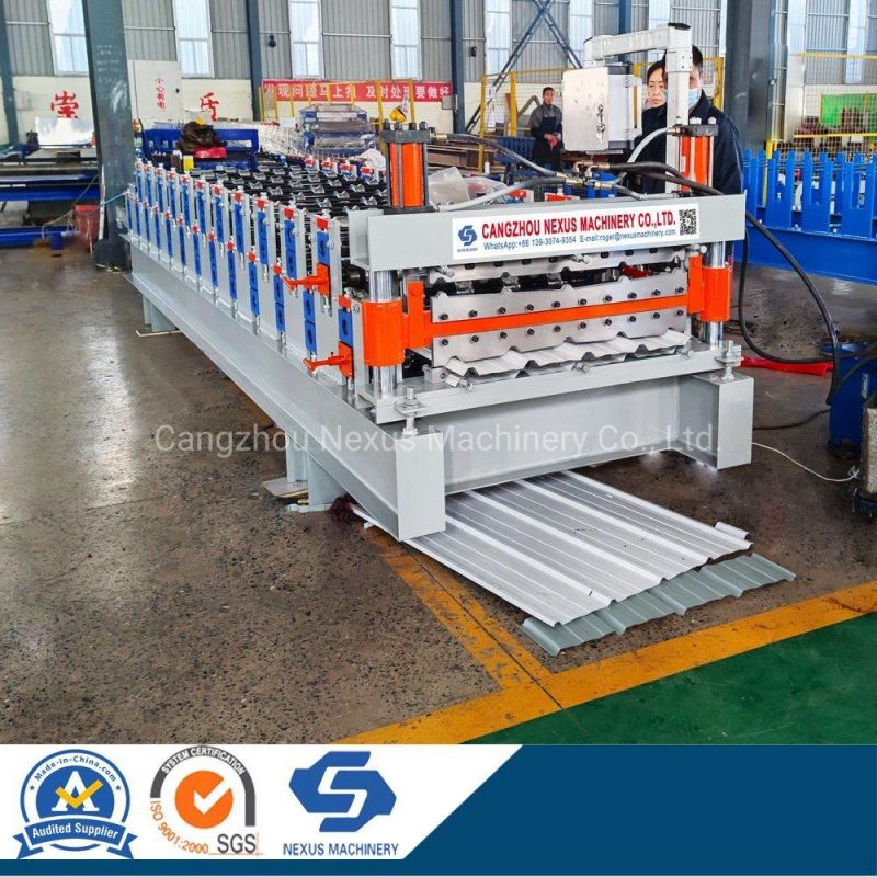 USA Standard Pbr Profile Double Layer Roof Roll Forming Machine