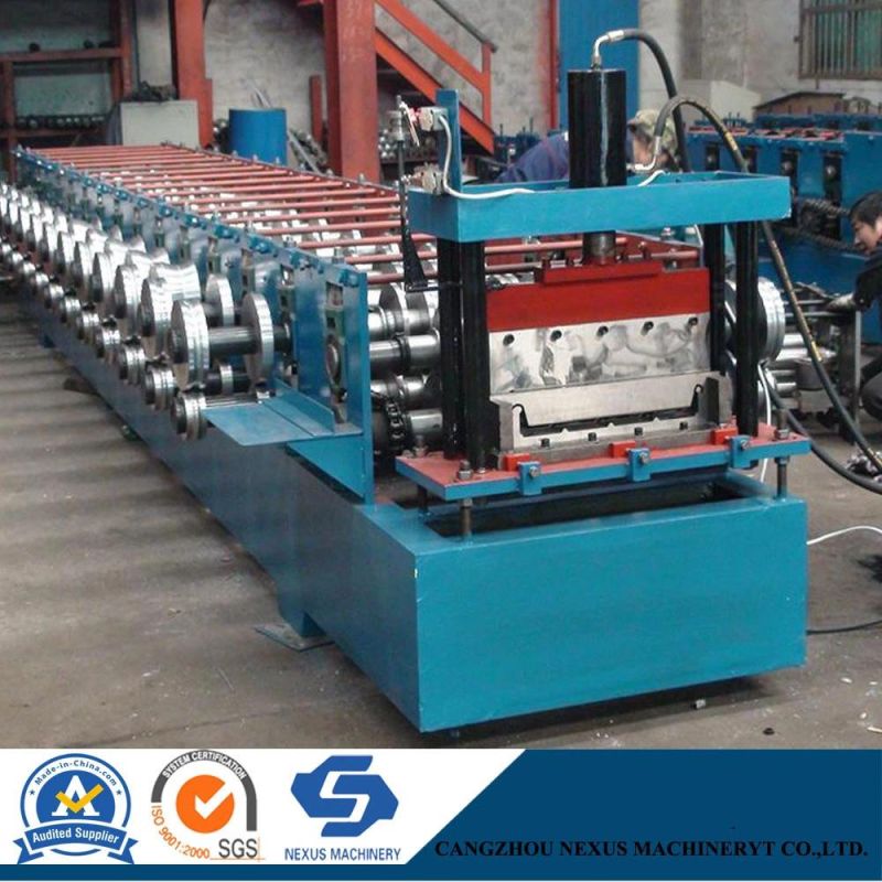 Prefab Structure Building Interlocking Standing Seam Profile Roll Formed Machine