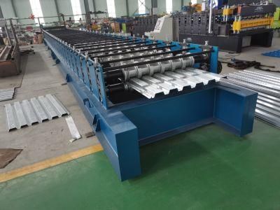 Construction Equipment Floor Deck Roll Forming Machine Tile Making Machinery