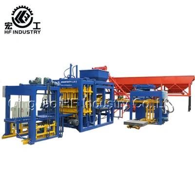 Qt8-15 Concrete Hollow Block Making Machine Price Hydraulic Press Brick Machine