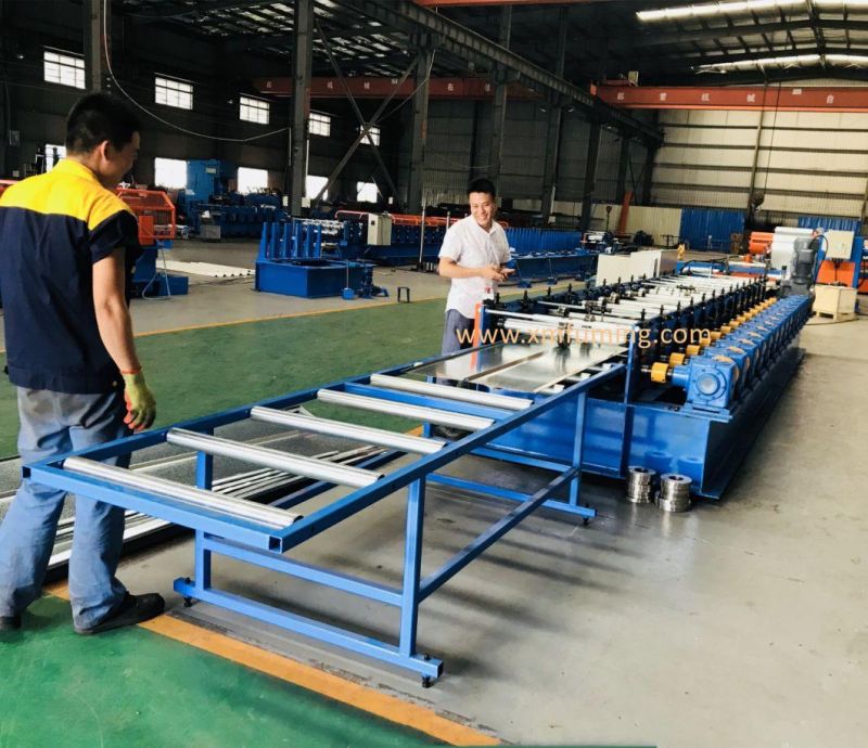 Customized Fuming Standing Seam Metal Roof Ceramic Tile Making Roll Forming Machine ODM